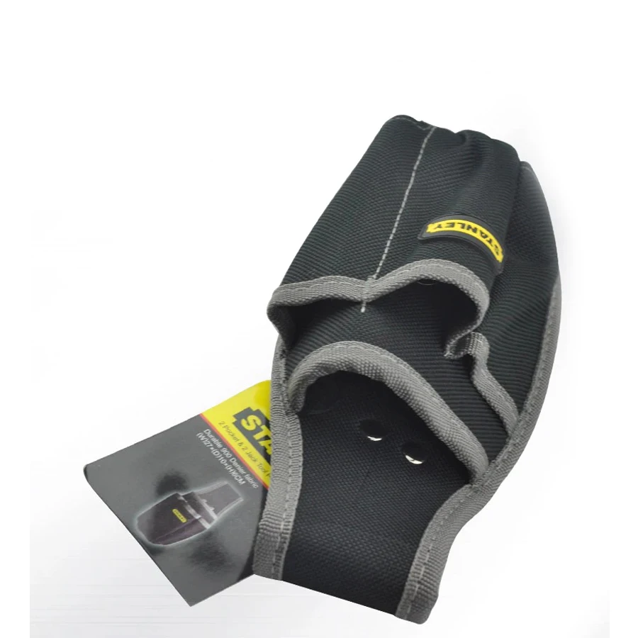 STANLEY 96-257-23 Mini Tool Pouch with 4 Pockets Tool Pouch Portable Waistpack Storage Bag Optional Belt Repair Storage Kit