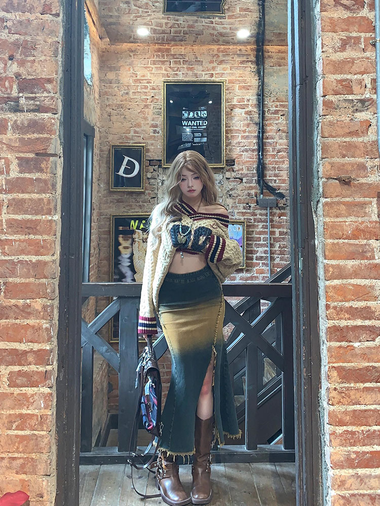 Übergroßen Koreanischen Adrette Brief Drucken Lose Pullover Frauen Mode V-ausschnitt Design Gerade Top Herbst Winter Elegante Pullover