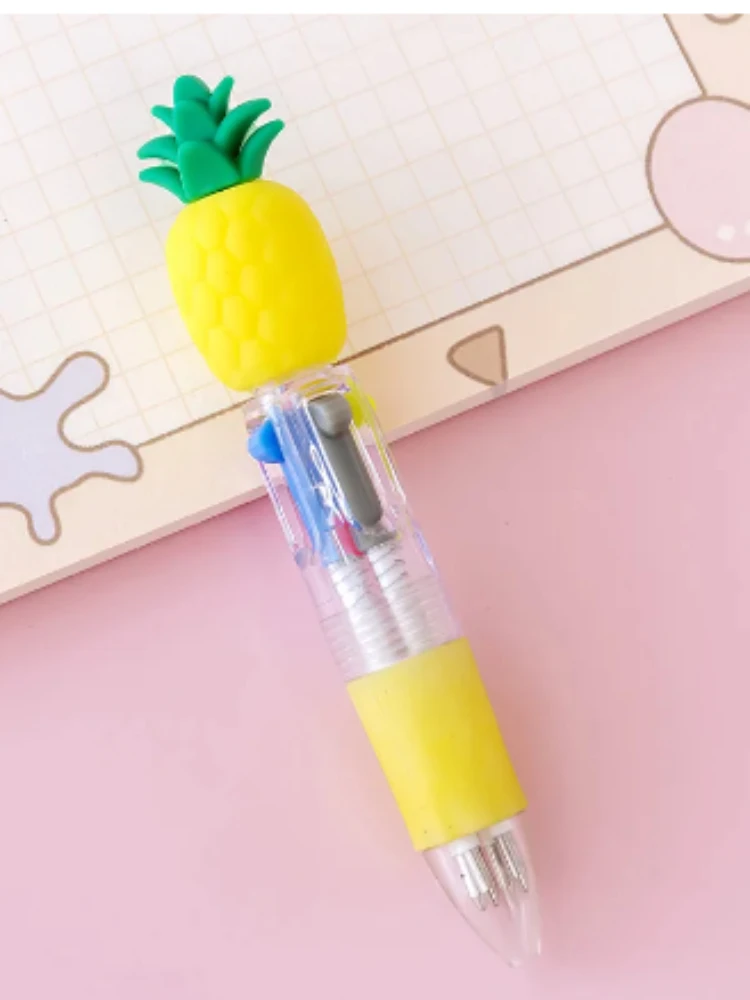 20 Teile/los Nette Cartoon 4 Farbe Mini Kugelschreiber KawaiiUnicorn Flamingo Versenkbare Schreibwaren Geschenk SchooOoffice Liefert