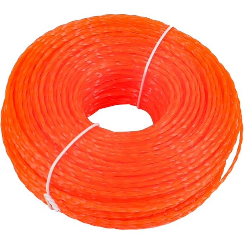 Reemplazo de carrete de corte de alambre de nailon envuelto para cortadora de césped para alambre de recortadora, adecuado para recortadora de cuerda fina de 3mm, 15M y 2,4mm y 15M