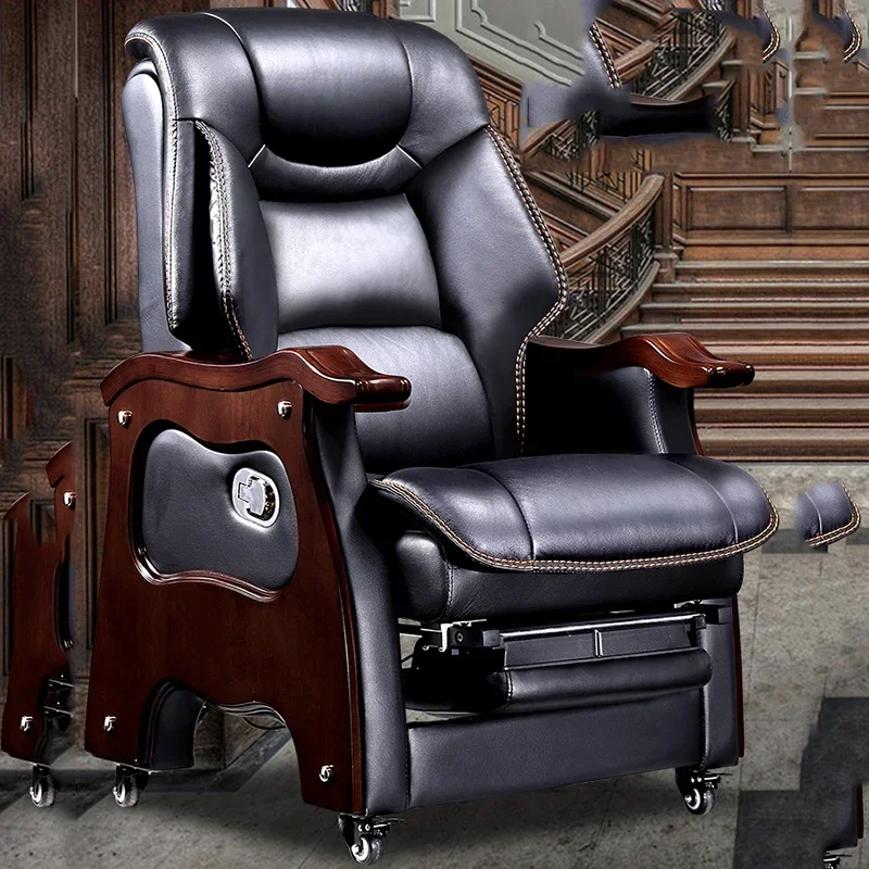 Эргономичное офисное кресло с откидной спинкой, черное кресло для школьного босса, роскошная массажная мебель Chiair для встреч, мобильная мебель Silla Ergonomica