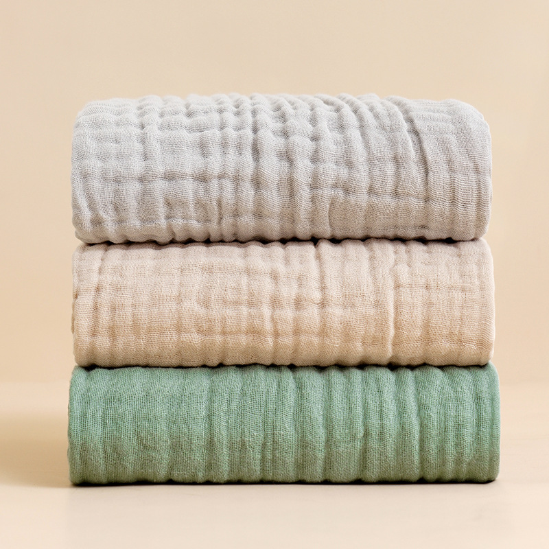 150*200 cobertor de musselina adulto verão bebê swaddle envoltório cobertores gaze de algodão macio rainha rei grande cama colcha cobertor para cama