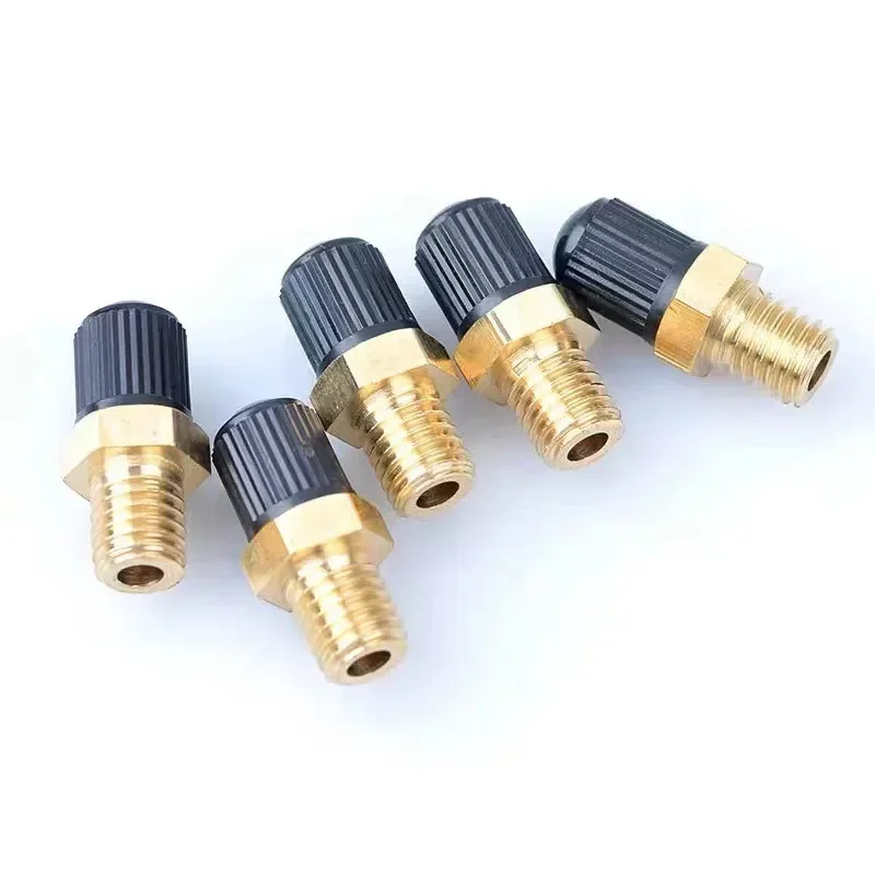自動車用タイヤバルブコア,オートバイ用チューブレスネジ,タイヤ空気圧監視銅バルブ,1/4 npt,1/8 npt,m10 x 1