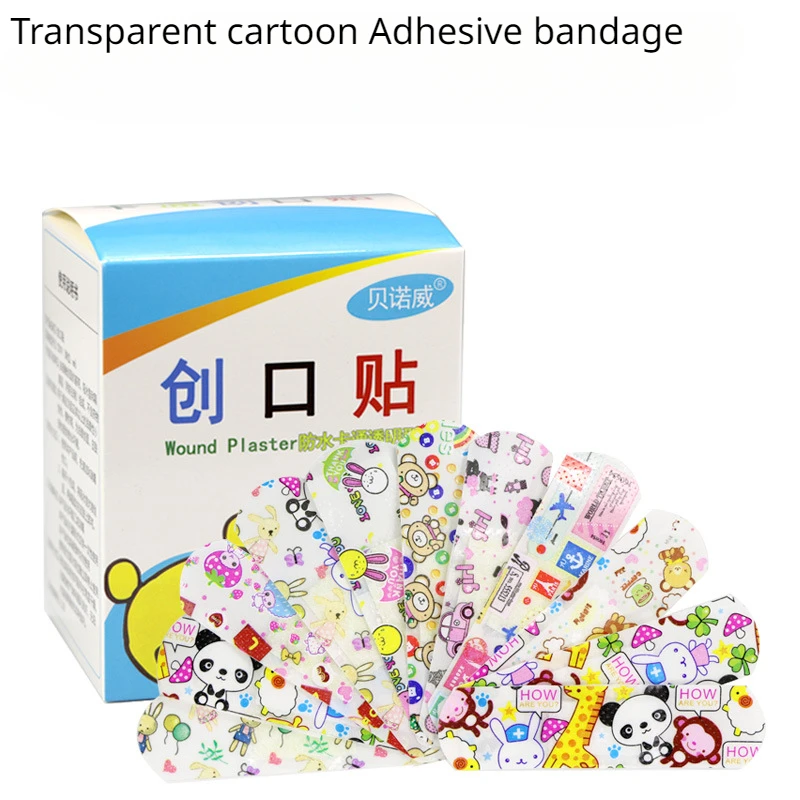 Padrão de animal dos desenhos animados hemostasia à prova dwaterproof água crianças band aid adesivos bandagem adesiva tiras feridas emplastros para crianças