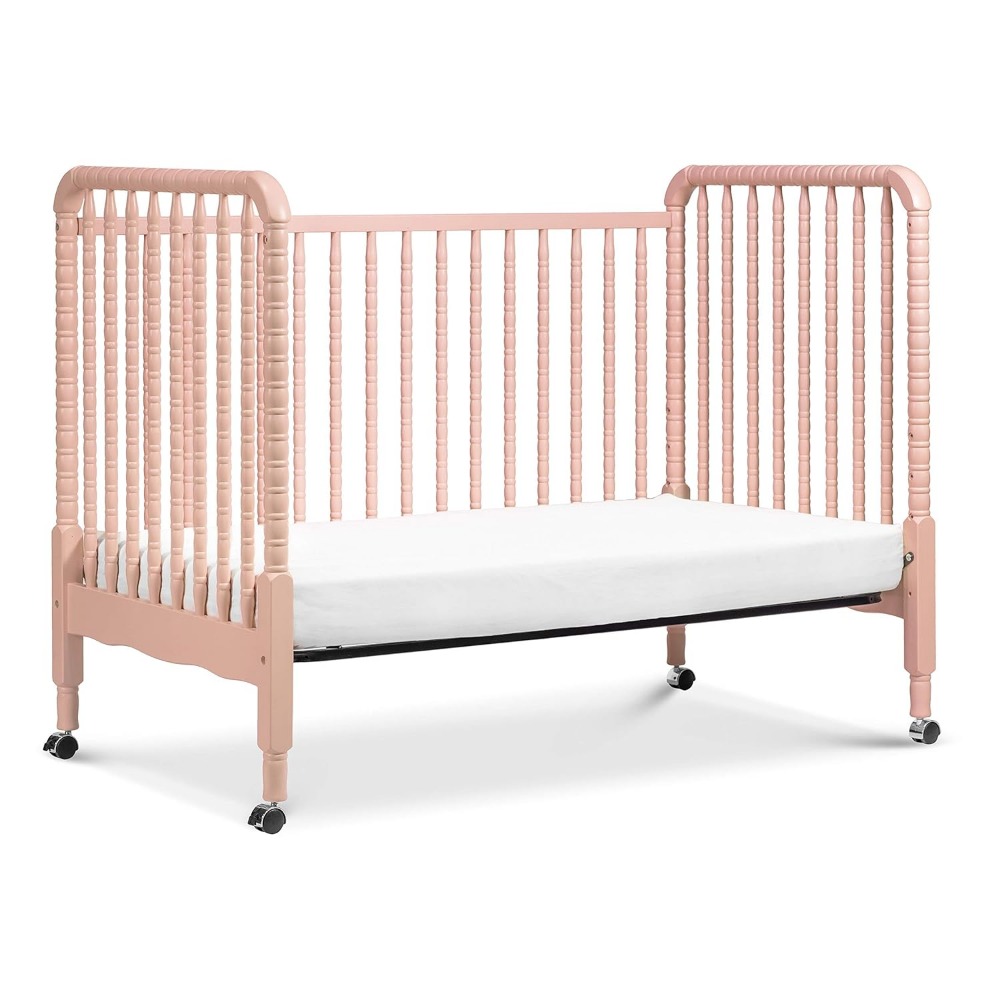 DaVinci Jenny Lind 3-in-1 Convertible Crib , Removable Wheels, Greenguard Gold Certified