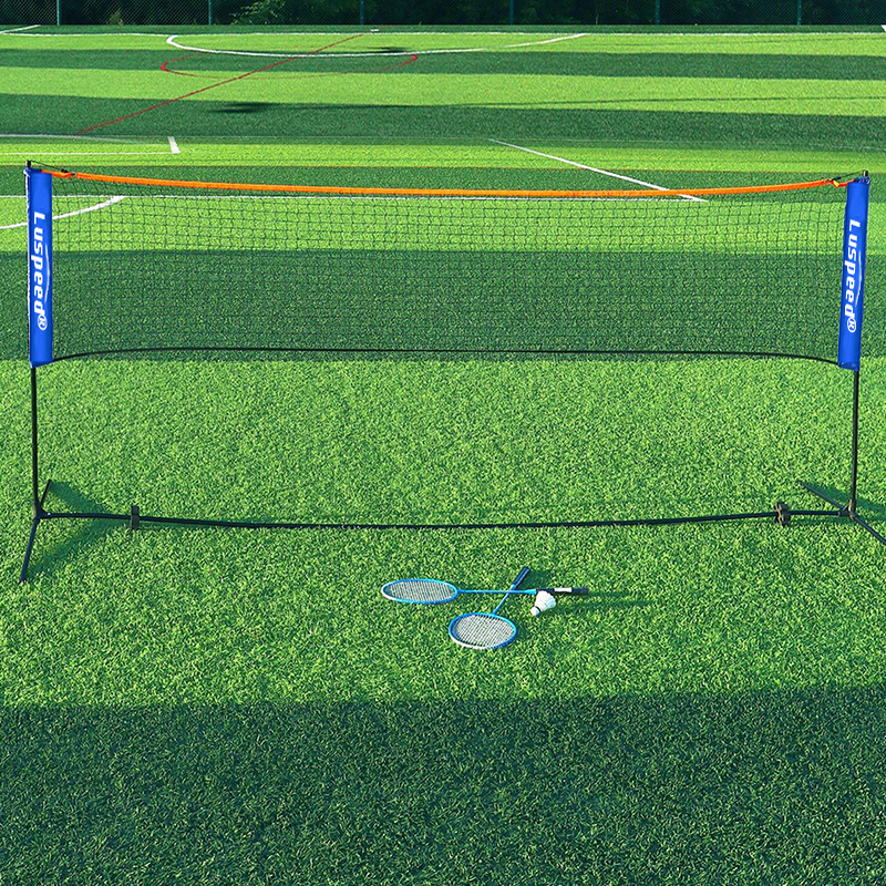 Draagbaar opvouwbaar standaard professioneel badmintonnet Indoor Outdoor Sport Volleybal Tennistraining Vierkante netten Mesh