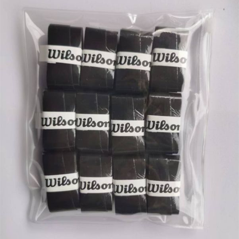 Wilson แถบกันเหงื่อสำหรับชายหาด, กาวพันด้ามจับไม้เทนนิส2024สำหรับจับ12ชิ้น