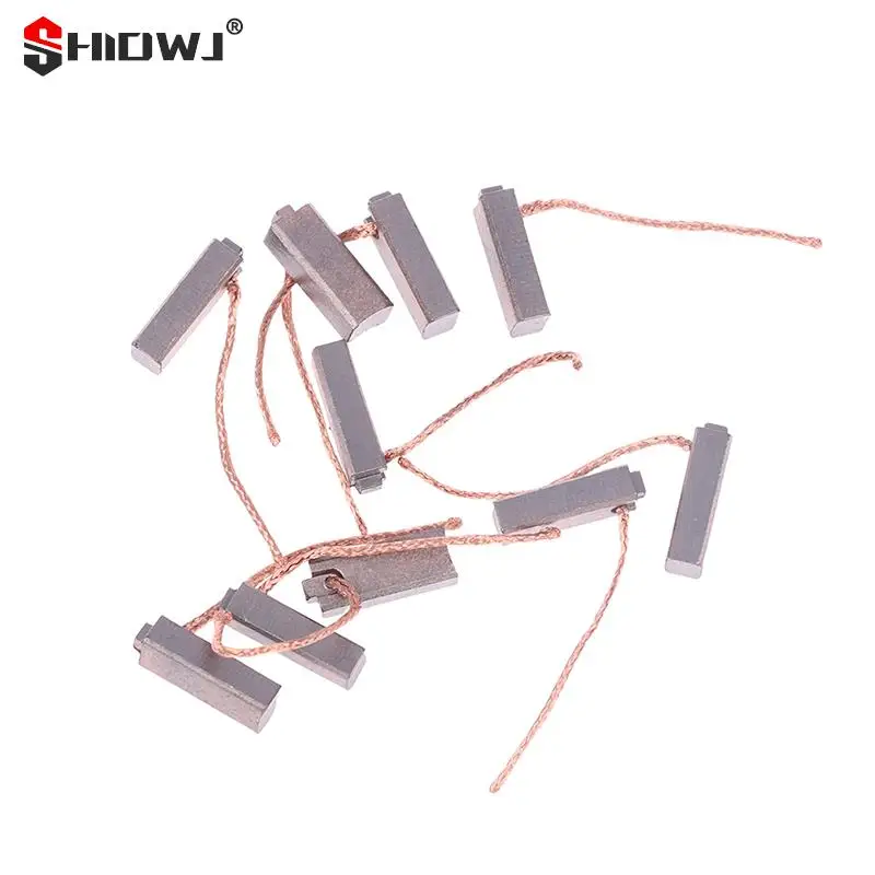 10 Chiếc Điện Máy Phát Điện Động Cơ Miếng Dán Carbon Xe Xoay Chiều Dụng Cụ Điện Chung Xe Điều Chỉnh Đồng 5*7*19mm
