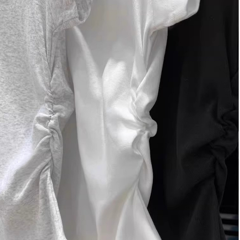 Cotton Summer Sexy Women's T Shirt Skinny Slim Basic Solid Crop Top Short Sleeve Polo TShirtCasual Top Tee for Women