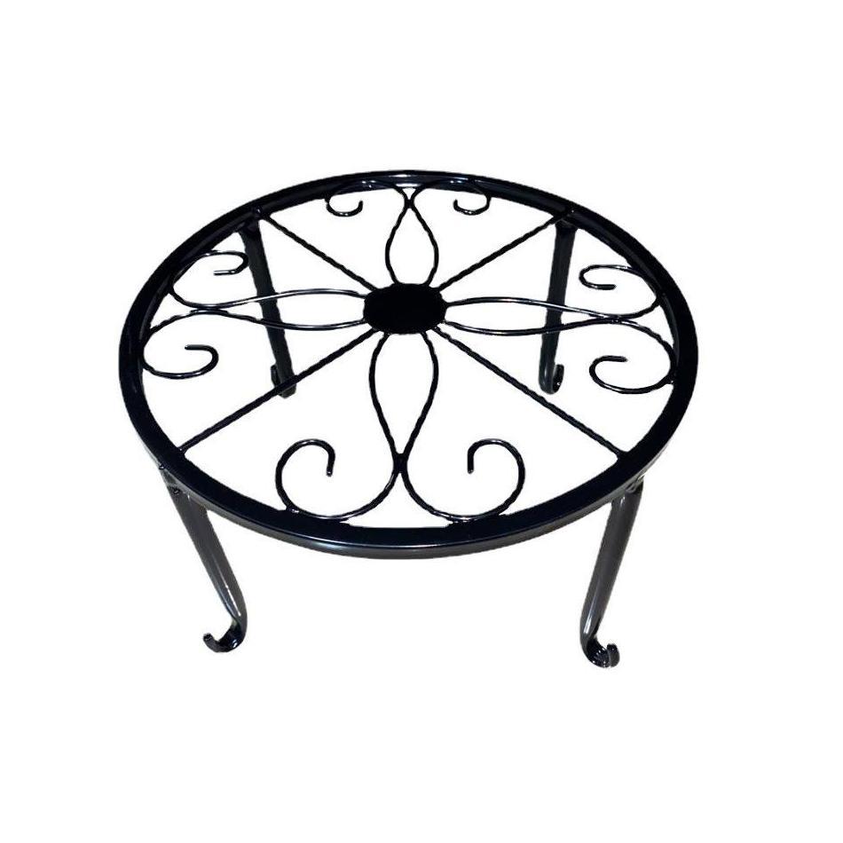 1 pz supporto per vaso da fiori in metallo supporto per piante in ghisa resistente supporto per vaso da fiori vintage alto per piante da interno ed esterno