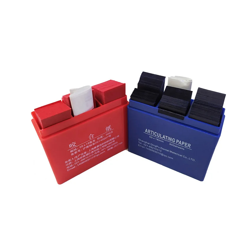 NIGF 300 個閉塞紙歯科咬合矯正ストリップ紙歯ケアホワイトニング歯科医ツール 55*18 メートルドロップシップ