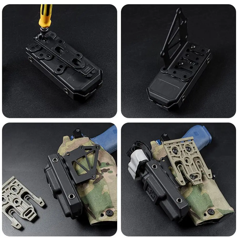 Tactical Holster Negative Cant Plate Equipment Mount Airsoft Handgun Case NCPE Extension Tourniquet Front Mounting Platform