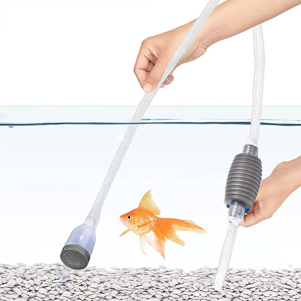 Premium Grau Aquarium Aquarium Wasserwechsel Siphon Rohr Meter Flexibel |   Einfach zu bedienender Kiesreiniger