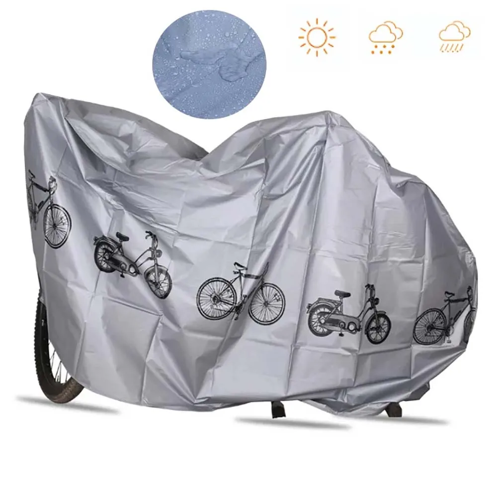 Cubierta impermeable para bicicleta, protección solar para exteriores, cubierta multifuncional para vehículo eléctrico, prevención de lluvia