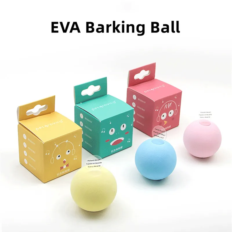 ของเล่นแมวลูกบอลเสียงกบนก Chirping คริกเก็ต EVA Balls Rolling Cat Plush Soft Self-Heeling Teaser ของเล่นสัตว์เลี้ยงอุปกรณ์เสริม