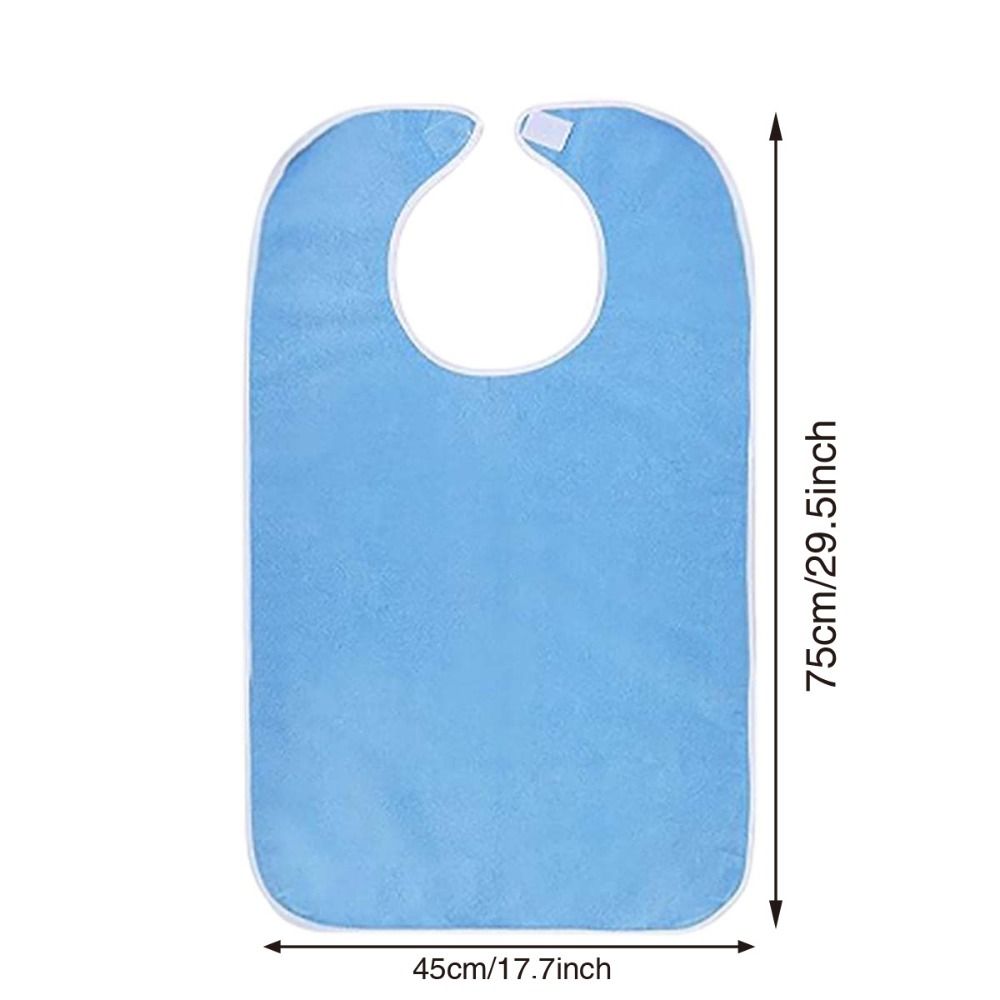Multi-purpose Elderly Bib Feeding Nursing Washable Stain Resistant Senior Citizens Bibs Mess-Free Diet