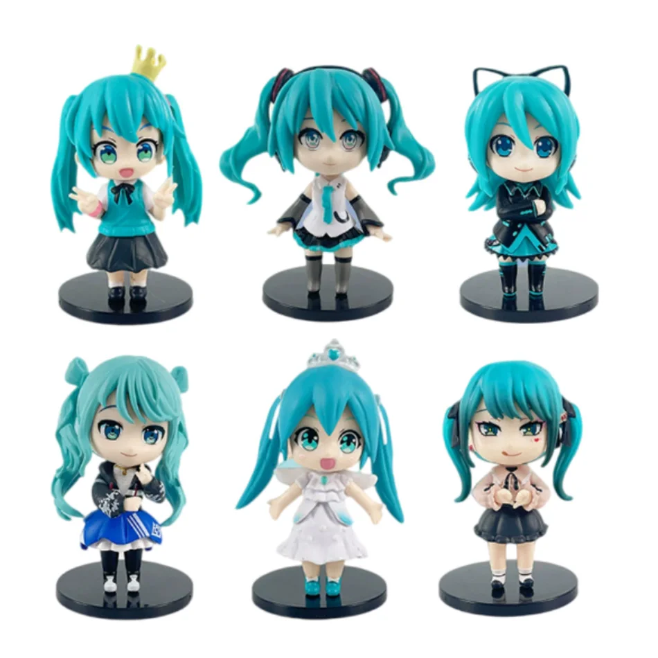 Nowa seria Hatsune Miku Q Version Cinnamoroll Piapro Pierwsza generacja Pudełko z niespodzianką Kolekcja zabawek dla dzieci Prezent urodzinowy