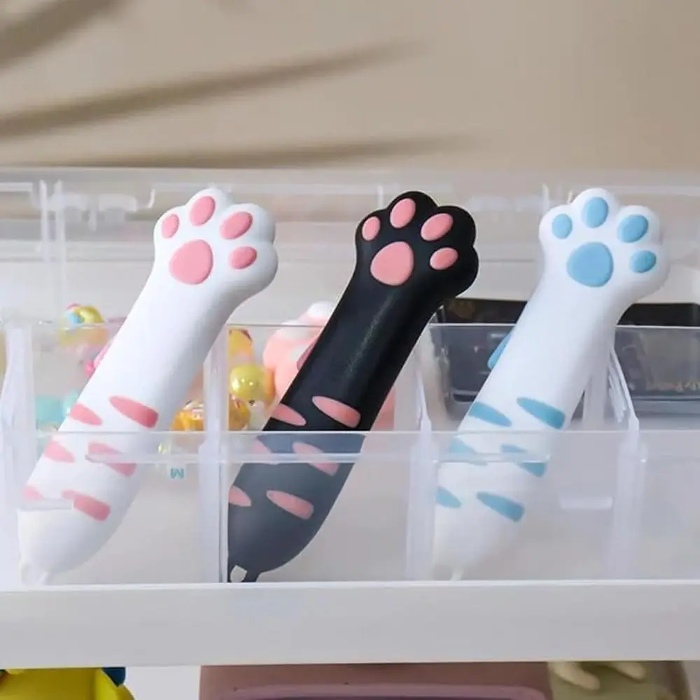 Creative Cat Paw Box Cutter Retractable Cat Claw Knife Cute Cat Box Paper Cutter for Easy Paper and Box Cutting Gift Open Paper