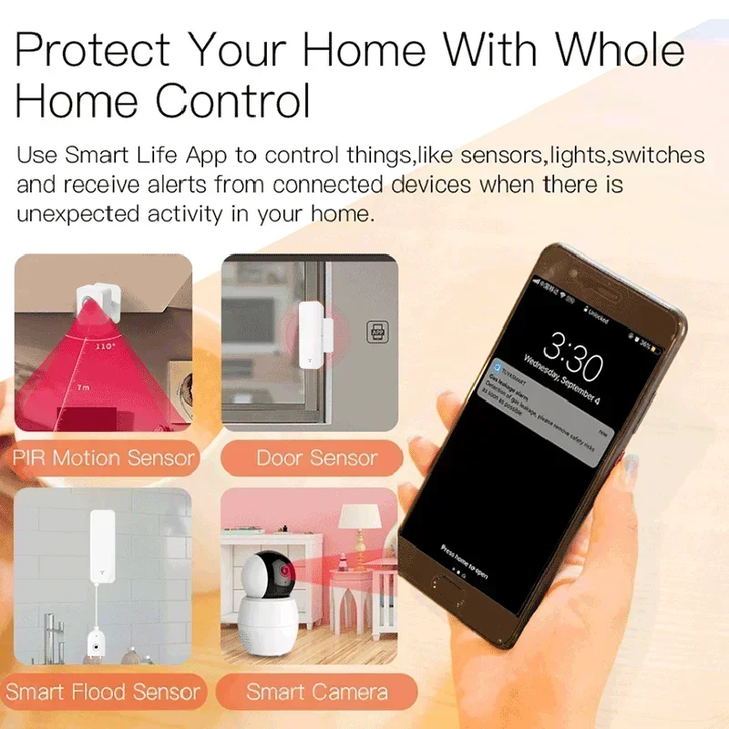 Tuya Zigbee-Passerelle airi Sans Fil pour Maison Intelligente, Tournesol pour Les Formateurs Zigbee Via Smart Life