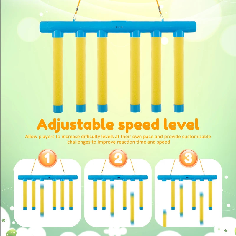 Reaction Reflex Challenge Game Catching Falling Sticks Hand Eye Coordination Skill Game for Adults Kids Family Party