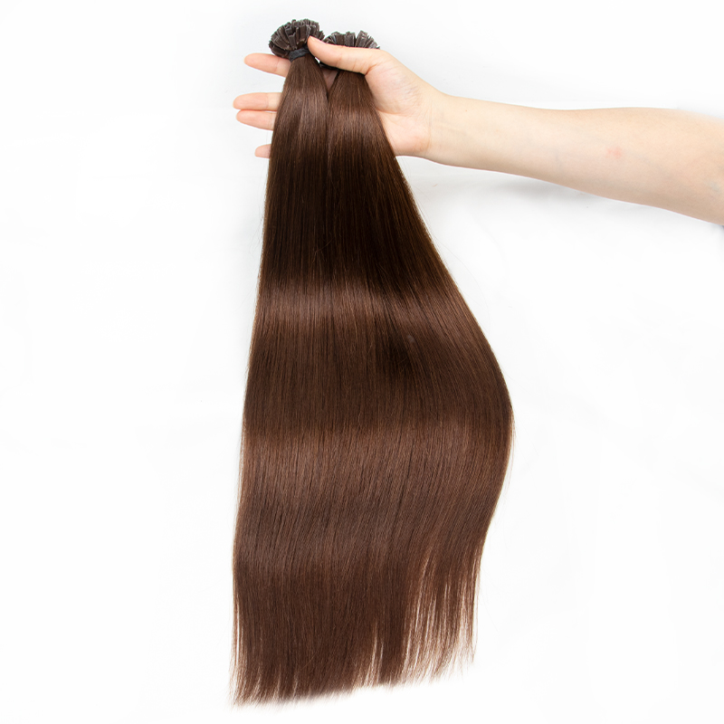 K Tip Hair Extensions Keratine Menselijk Haar Hot Fusion Haarverlenging 1 cm Italië Keratine Lijm Machine Remy 12-24 inch 30 50 G/pak