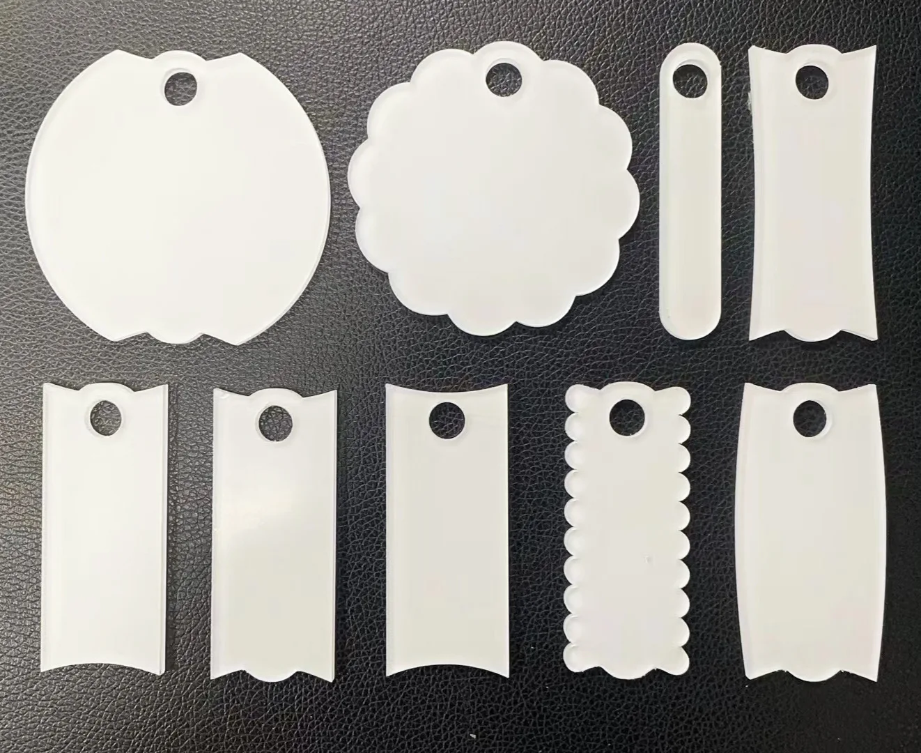 10pcs/Lot New Acrylic Sublimation Name Plates for 40oz Tumbler Lid Topper Custom Tumbler Name Tag