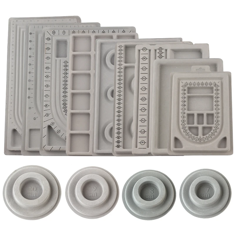 13 stijlen Flockeda Bead Board voor armband ketting lade kralen accessoires meetinstrumenten ambachten voor sieraden maken DIY