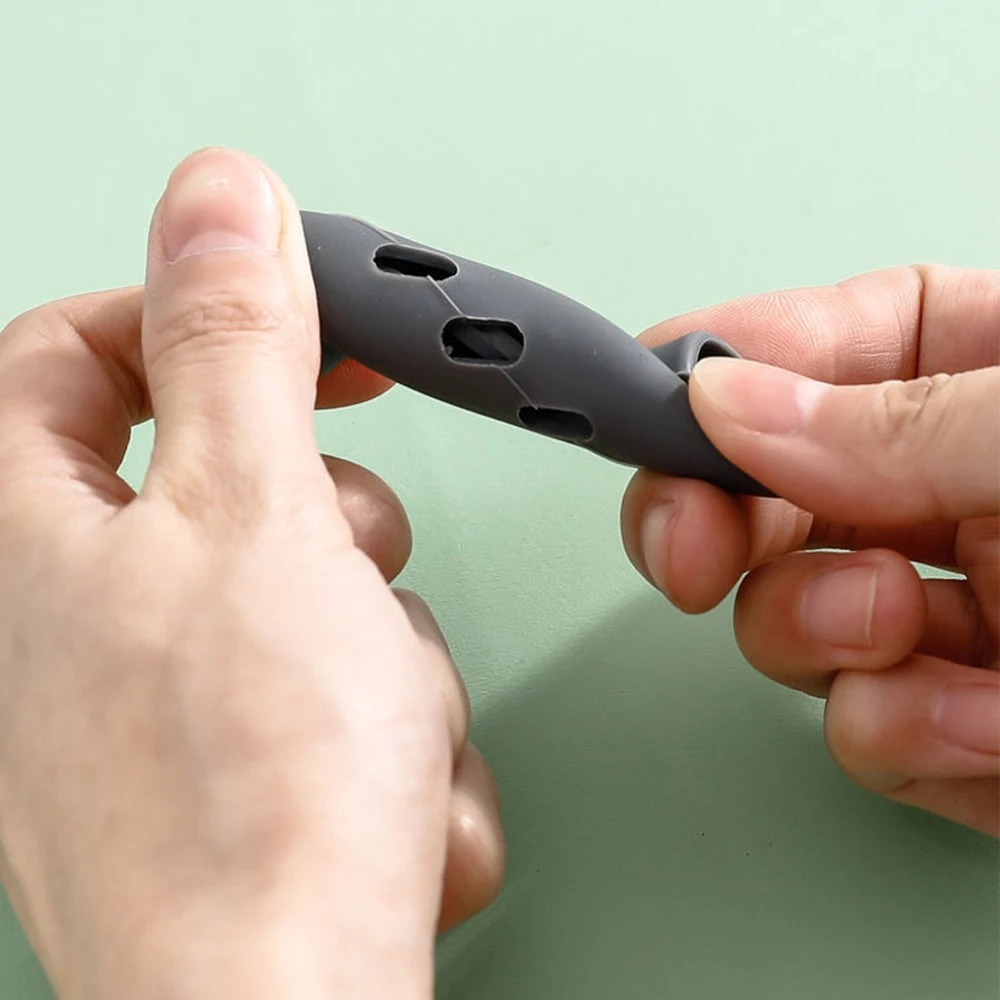 YS00050--Cubierta de silicona para manija de sartén, aislamiento térmico, funda de agarre titular, utensilios de cozinha, 2 uds.