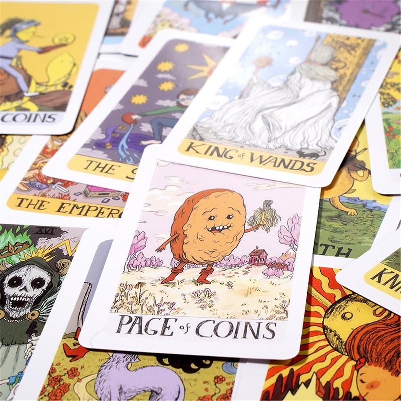 78枚の冒険タロットカードデッキ,パーティーと遊ぶためのボードゲーム