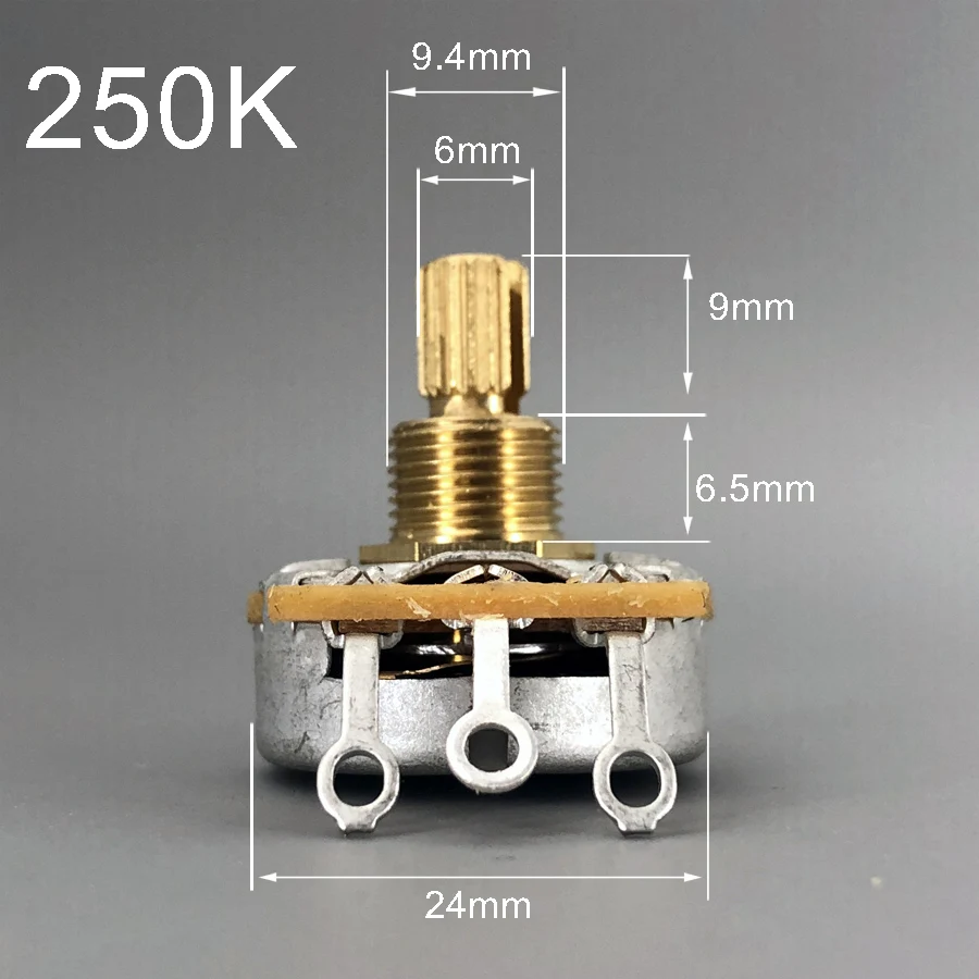 CTS Chính Hãng A500K A250K Đàn Guitar Chiết Áp Nồi Thấp Mô Men Xoắn Và Êm Cảm Giác Mịn Màng Đồng Trục