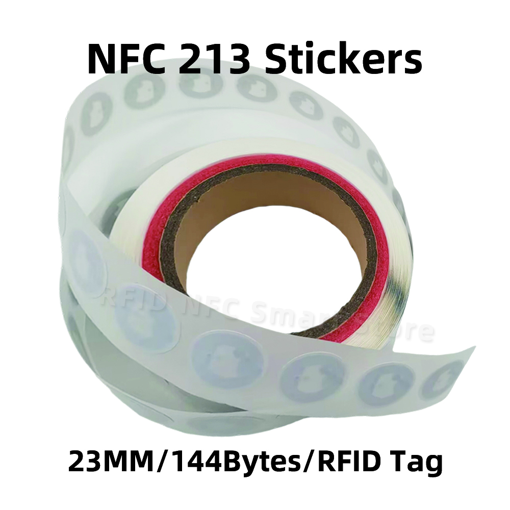 10Pcs NFC Tag 13.56MHz Programmable NFC 213 Stickers Tags RFID Lable Sticker 144Bytes personal automation shortcuts