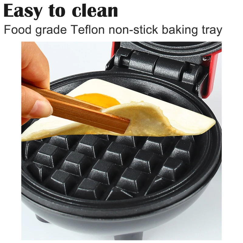 Điện Mini Bánh Quế Máy Làm Máy Nấu Ăn Nhà Bếp Tiện Dụng Cho Bé Ăn Sáng Tráng Miệng Nồi Đồ Dùng Мультипекарь Вафельница