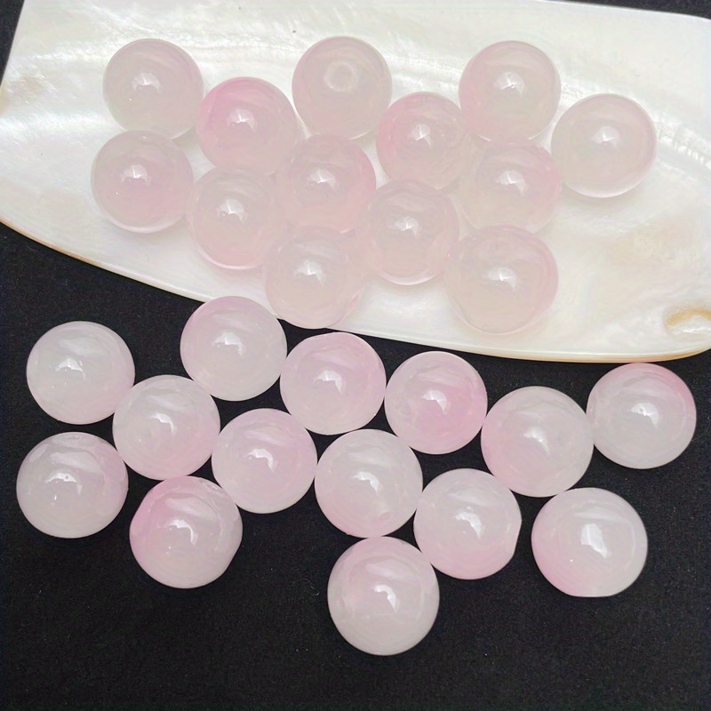 8mm/50 pezzi perline sfuse in vetro bicolore stile dolce per braccialetti fai da te fatti a mano collana creazione di gioielli perline decorative