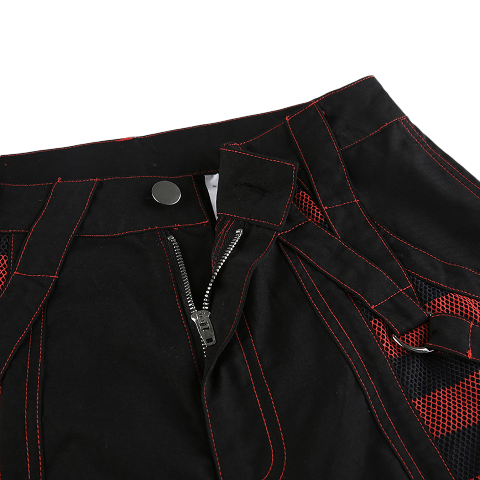 Mulheres góticas punk calças de carga larga perna reta calças grunge hippie calças largas y2k roupas escuras acadêmicas streetwear