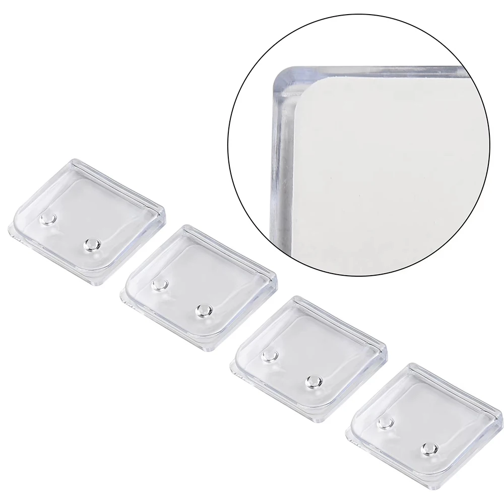 4PCS Non-Punching ผ้าม่าน CLAMP ผ้าม่านอาบน้ํา Organizer ไม่เป็นอันตรายผ้าม่านโปร่งใสผ้าม่าน Retainer