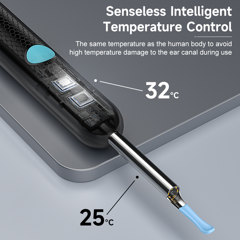 Ultra Thin 4.2mm 1080P WiFi Visual Otoscope Camera for iOS/Android Phones Wireless Endoscope Inspection Camera for Ear Picker