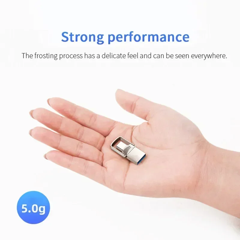 XIAOMI 2TB แฟลชไดรฟ์โลหะ 2 IN 1 OTG 1TB 512GB USB แฟลชไดรฟ์ 256GB 2TB USB 3.0 ไดรฟ์ปากกา Memory Stick ประเภท C สําหรับโทรศัพท์มือถือ PC