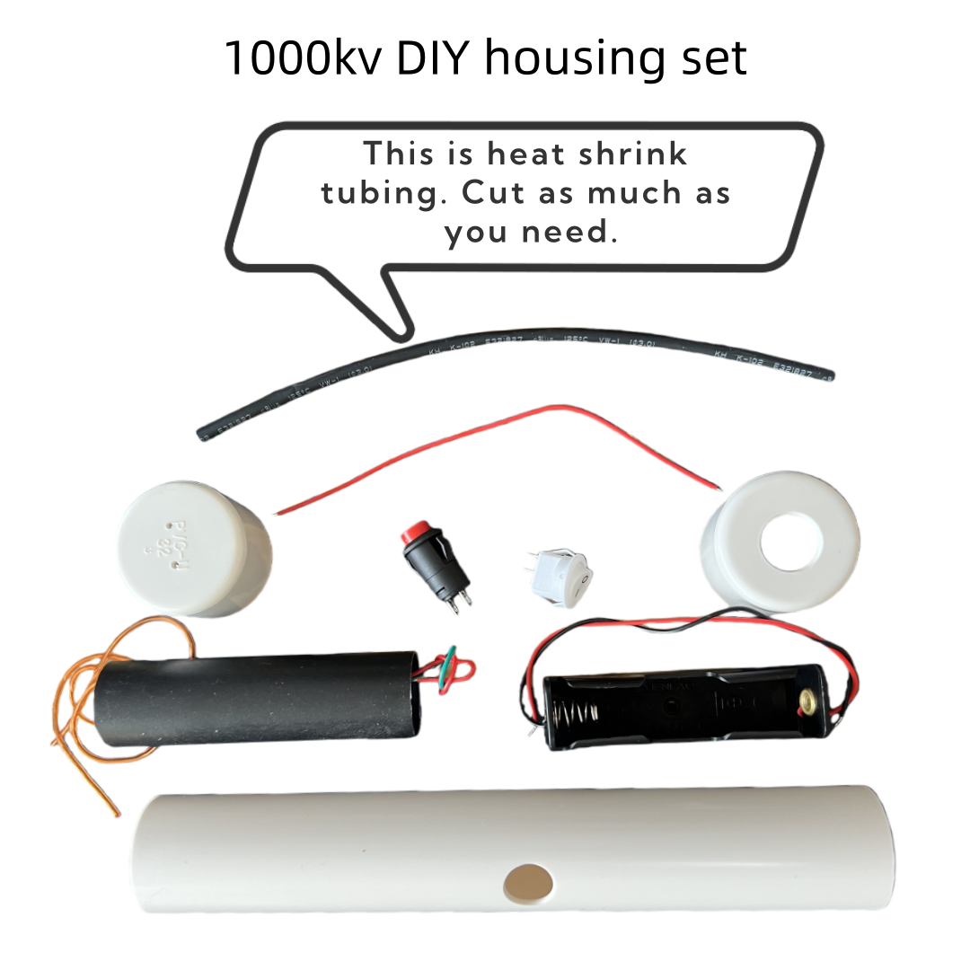 Модуль импульсной мощности высокого напряжения 1000 кВ; Инвертор и усилитель постоянного тока, комплект корпуса «сделай сам» для электроники
