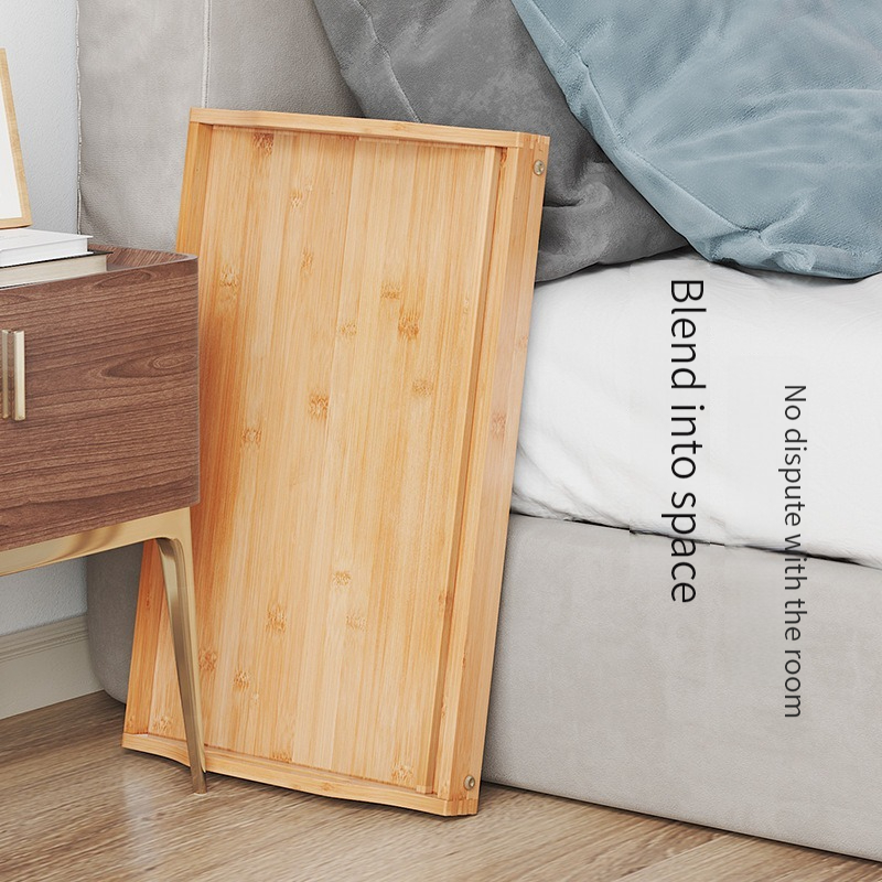 Home Bamboo Wood Bed Tray Portable Folding Laptop Desk Tea Food Serving Table Folding Leg Laptop Desk On The Bed