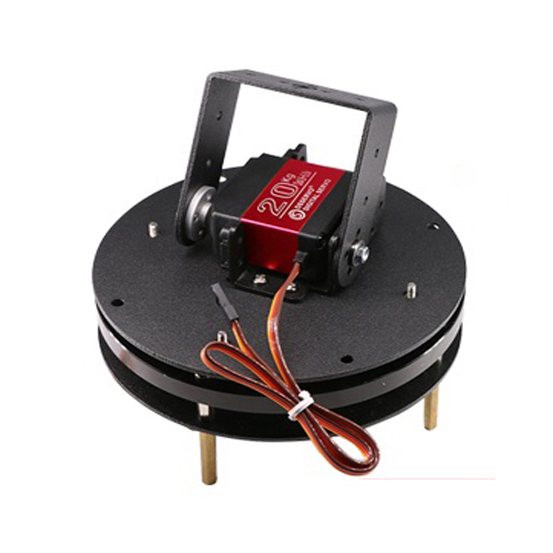 Rotating Robot Manipulator, Mecânica Rotate Platform Kit para Arduino, Suporte Programável DIY Kit, 2 DOF, MG996