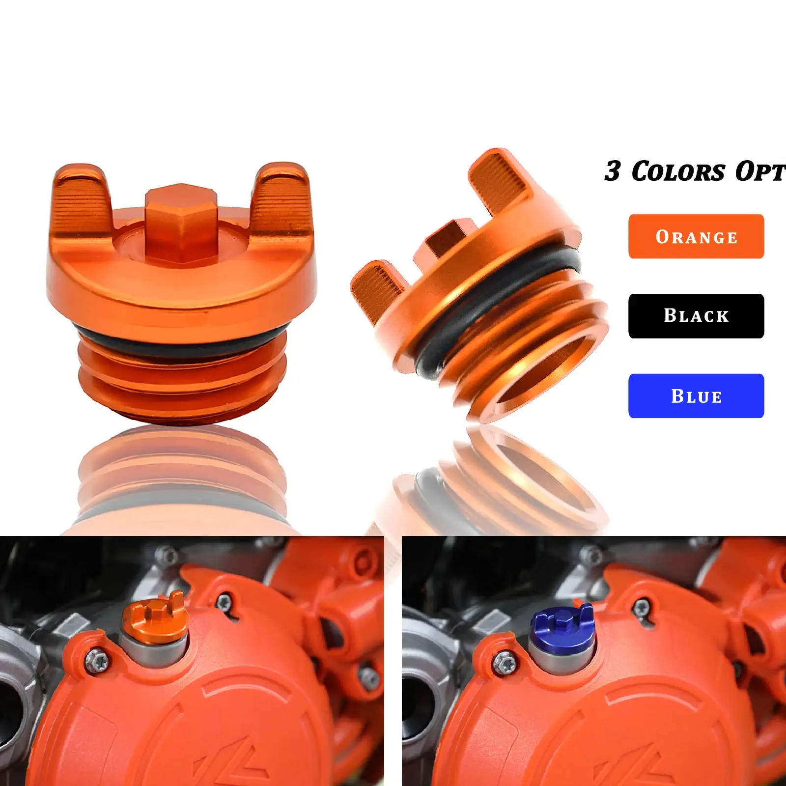Крышка для наполнителя двигателя CNC для KTM XC XCF XCW XCF-W SixDays SX SXF EXC XC-W 125 250 350 450 500-2004 2021