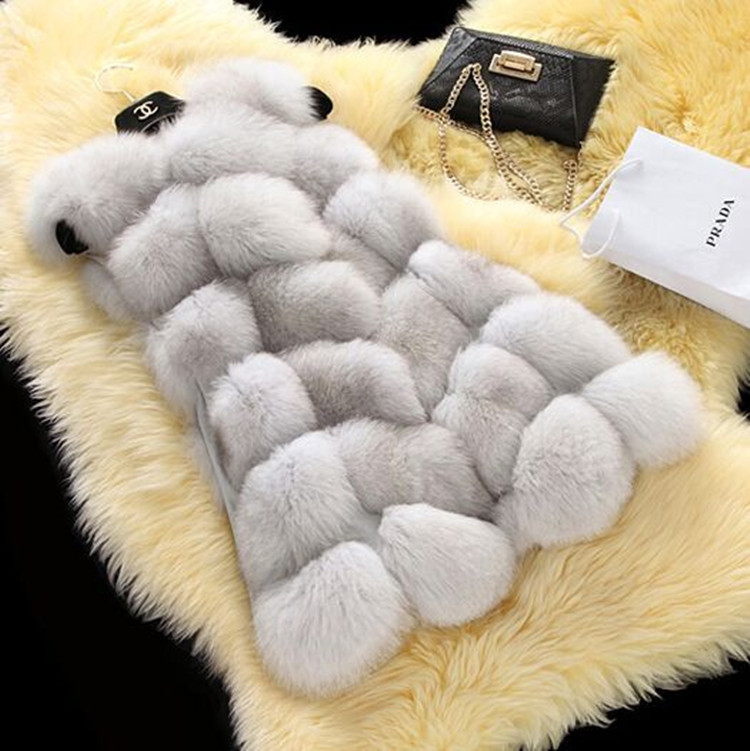 Frauen Westen Dicke Faux Pelz Tops Ärmellose Strickjacke Rundhals Regelmäßige Weste Mäntel Solide Gespleißt Casual Dame Winter 2025,