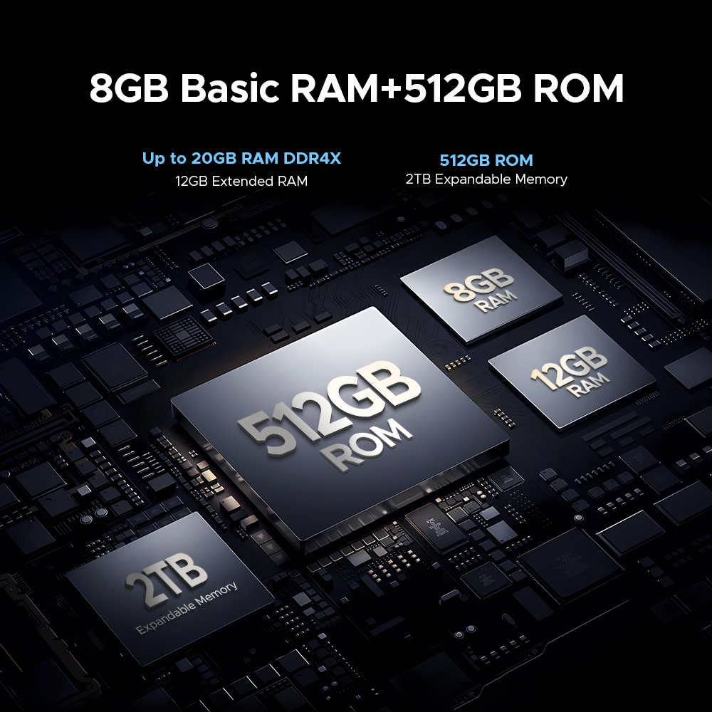 Versión Global DOOGEE S Punk Pro teléfono resistente efecto de luz LED 8GB RAM 512GB ROM 6,6 "FHD + 90Hz 10800mAh batería Android 14 NFC