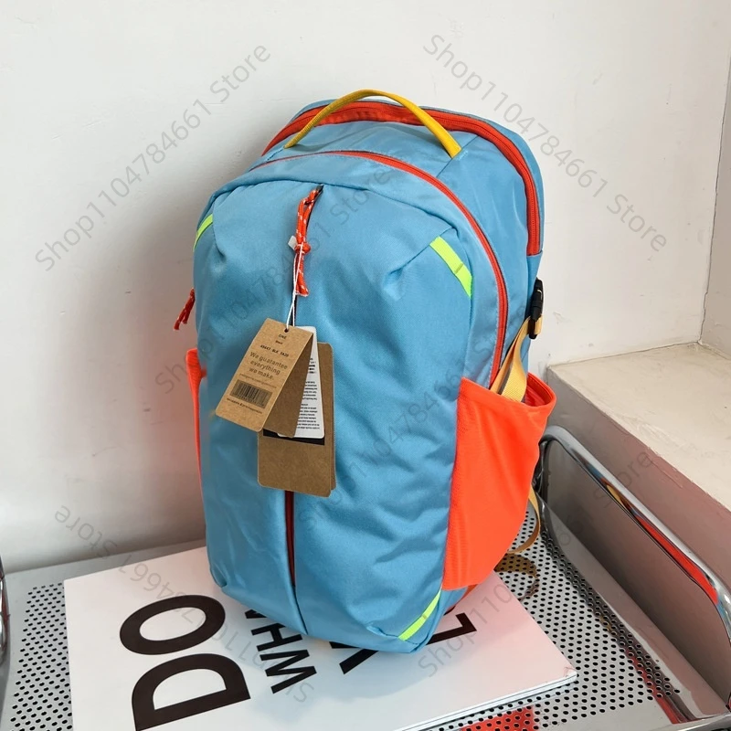 Nuevo Ba bolso de doble hombro, bolso de hombro con contraste de Color, deportes al aire libre, bolso de moda con contraste de Color, bolso de motocicleta para senderismo