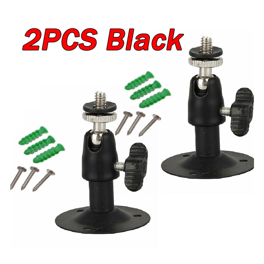 Белый, черный мини-металлический настенный кронштейн для потолочной подставки для штатива камеры видеонаблюдения