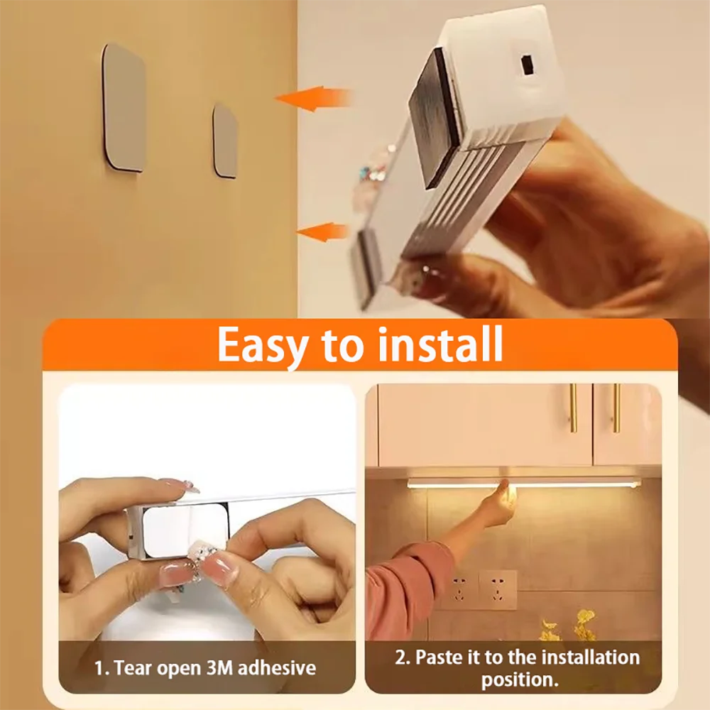 Drahtlose LED Schrank Licht Motion Sensor Licht Schrank Nacht Lampe Für Küche Schlafzimmer Detektor Licht Schrank Treppe Hintergrundbeleuchtung