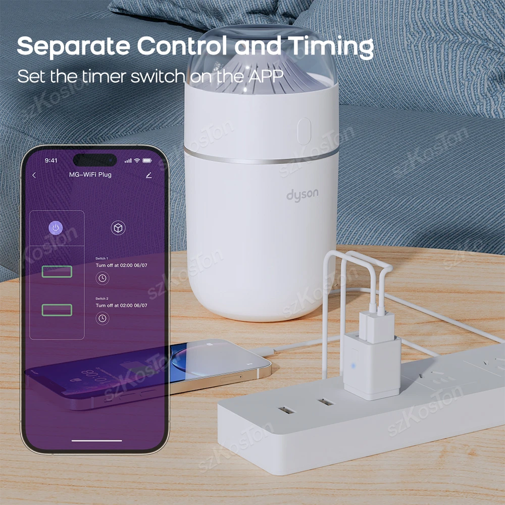 Adaptador Micro USB Tuya Smart Home, WiFi Zigbee, enchufe de carga de 1/2/3 entradas, adaptador de corriente, aplicación de sincronización, Control por voz para Alexa y Google