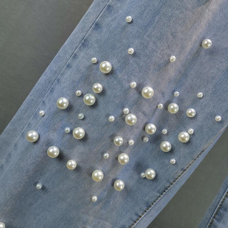 Женские джинсы с высокой талией, большие размеры 5XL