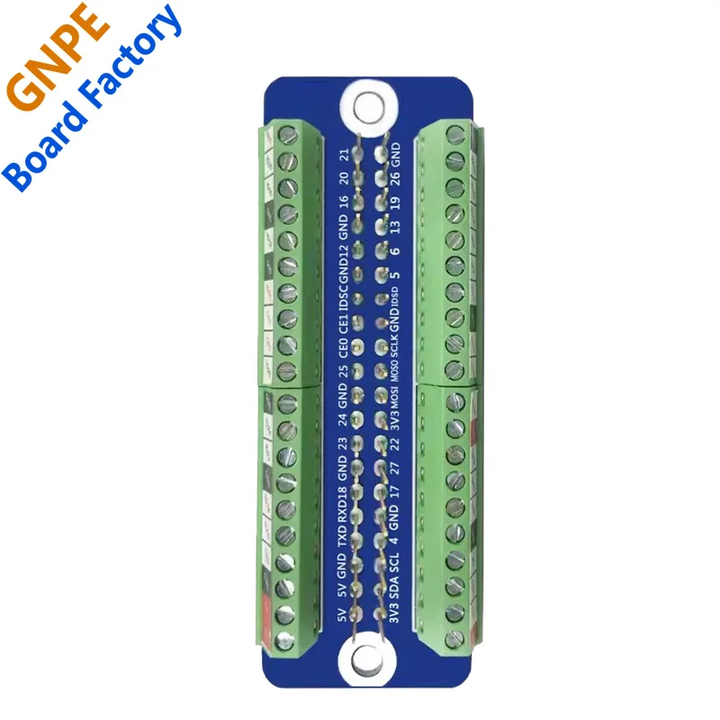 Placa de expansión de pines Raspberry Pi GPIO con etiquetas de pines