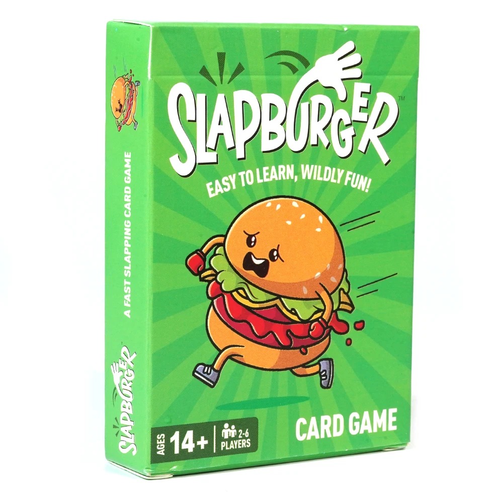 Slapburger カードゲーム 楽しいファミリーゲーム ゲームナイト用 トランプゲーム 家族パーティーギフト 2-6人用